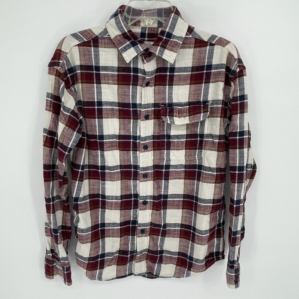 American Eagle Women's Multicolor Plaid Button Up Flannel Shirt Size XS